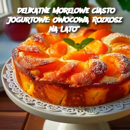 Delikatne Morelowe Ciasto Jogurtowe: Owocowa Rozkosz na Lato”