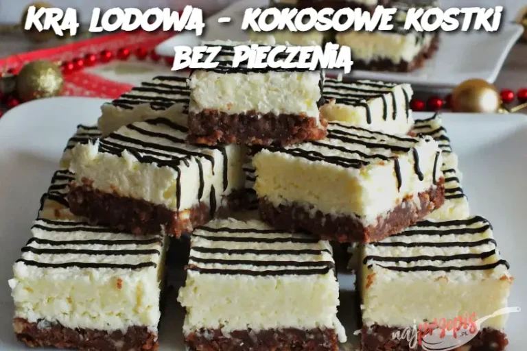 Kra lodowa - kokosowe kostki bez pieczenia