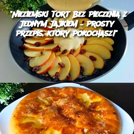 "Nieziemski Tort Bez Pieczenia z Jednym Jajkiem – Prosty Przepis, który Pokochasz!"