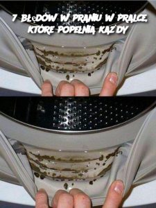 7 błędów w praniu w pralce, które popełnia każdy
