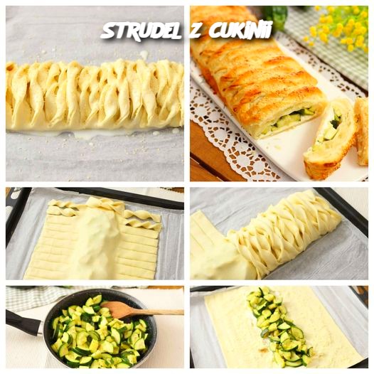 Strudel z cukinii