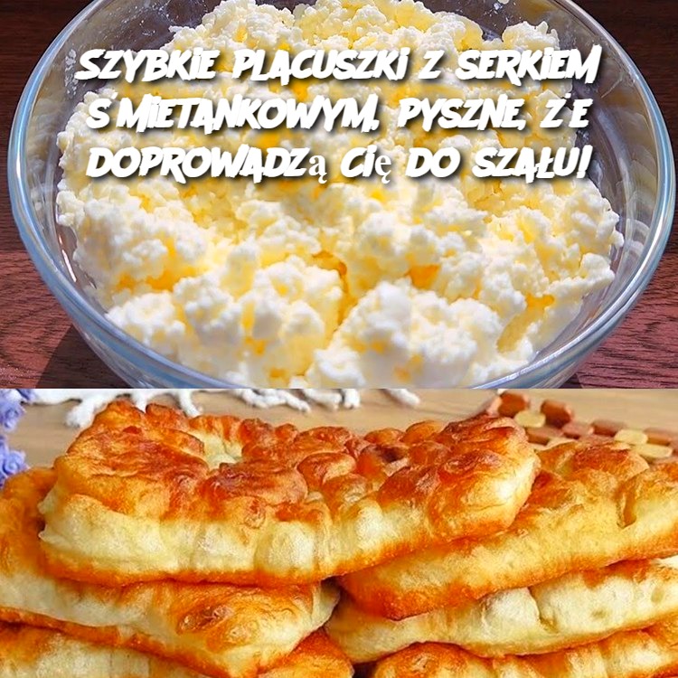 Szybkie placuszki z serkiem śmietankowym, pyszne, że doprowadzą Cię do szału!