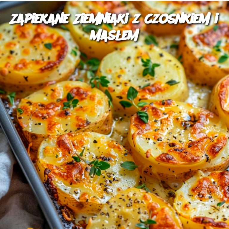 Zapiekane Ziemniaki z Czosnkiem i Masłem