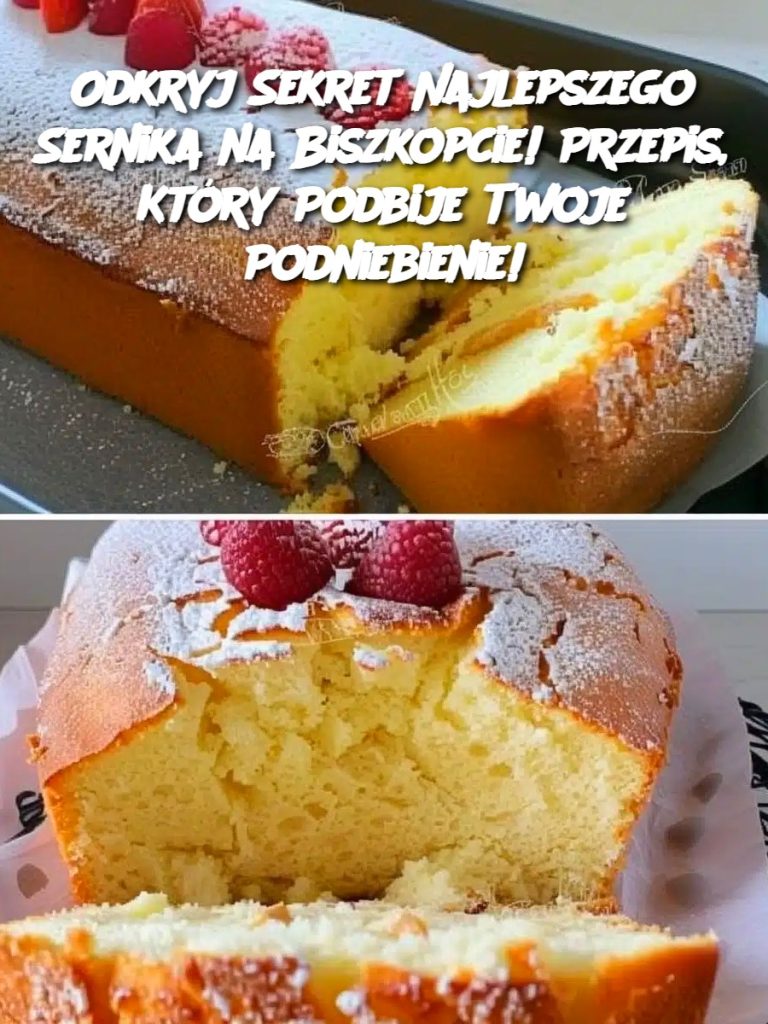 Odkryj Sekret Najlepszego Sernika na Biszkopcie! Przepis, Który Podbije Twoje Podniebienie!