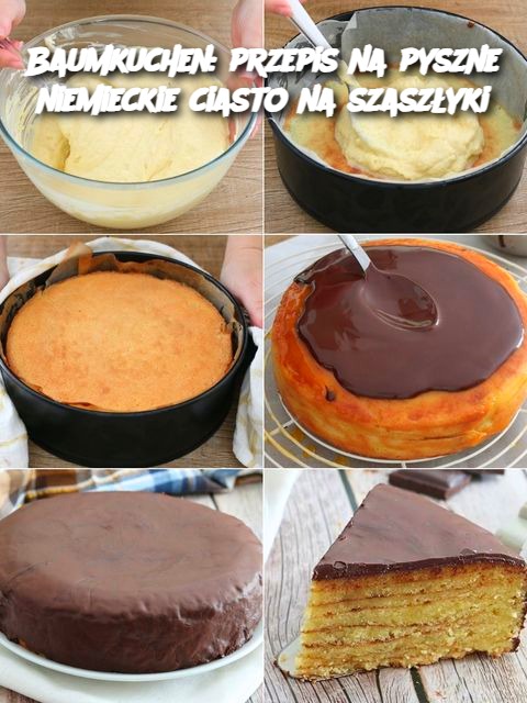 Baumkuchen: przepis na pyszne niemieckie ciasto na szaszłyki