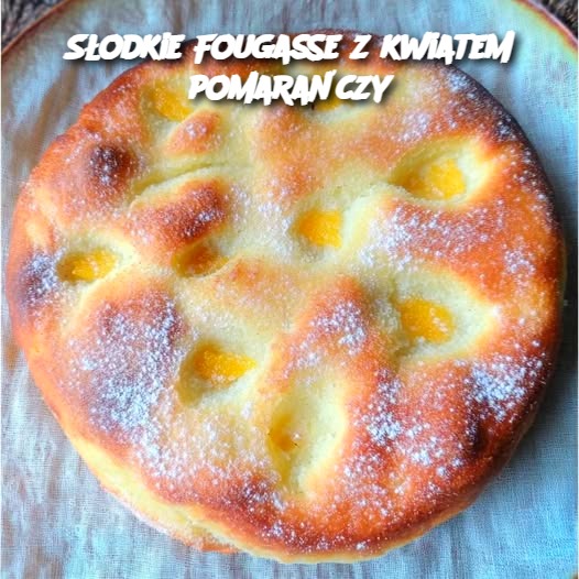 Słodkie Fougasse z kwiatem pomarańczy