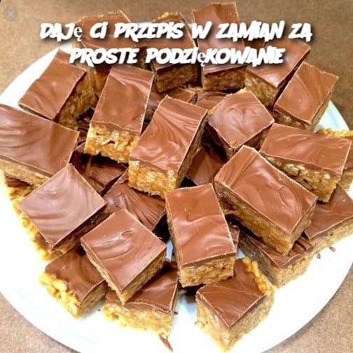 Daję ci przepis w zamian za proste podziękowanie