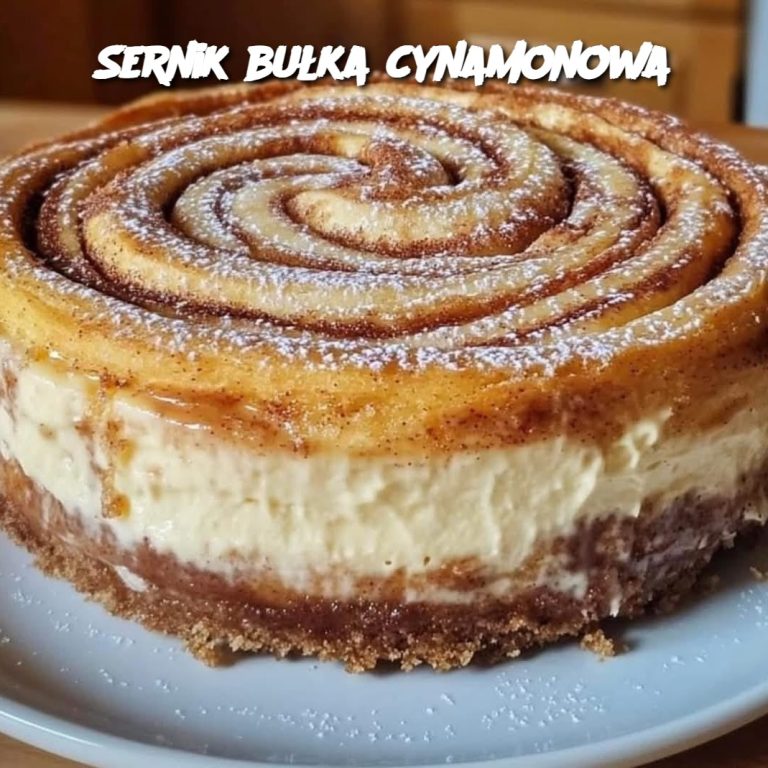 Sernik bułka cynamonowa