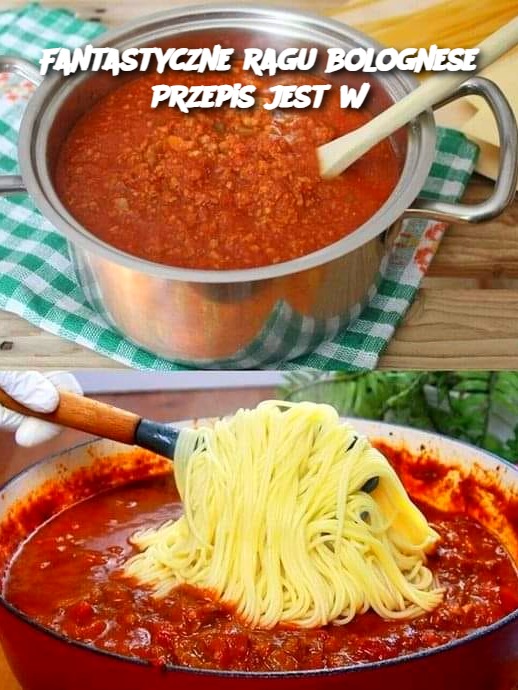 Fantastyczne ragu bolognese Przepis jest w