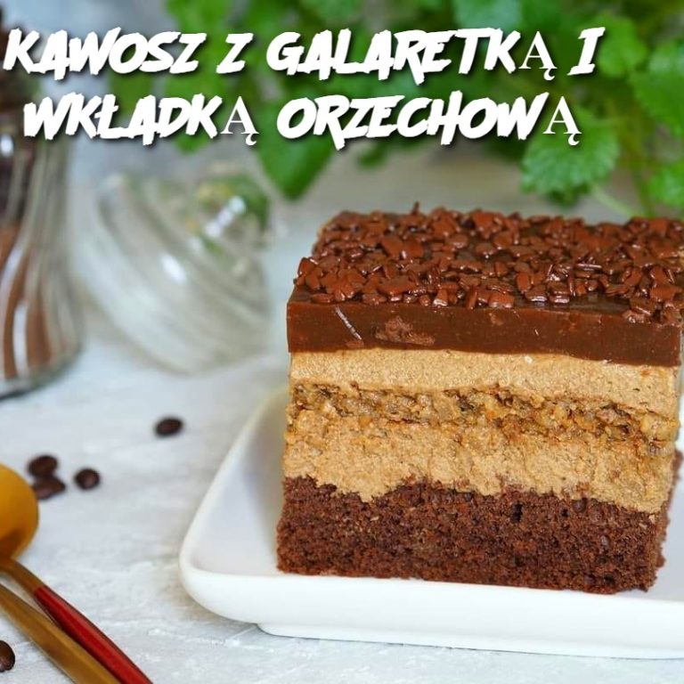 KAWOSZ Z GALARETKĄ I WKŁADKĄ ORZECHOWĄ