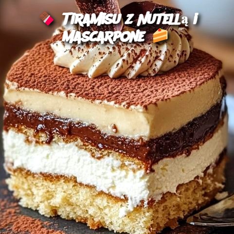 Tiramisu z Nutellą i Mascarpone