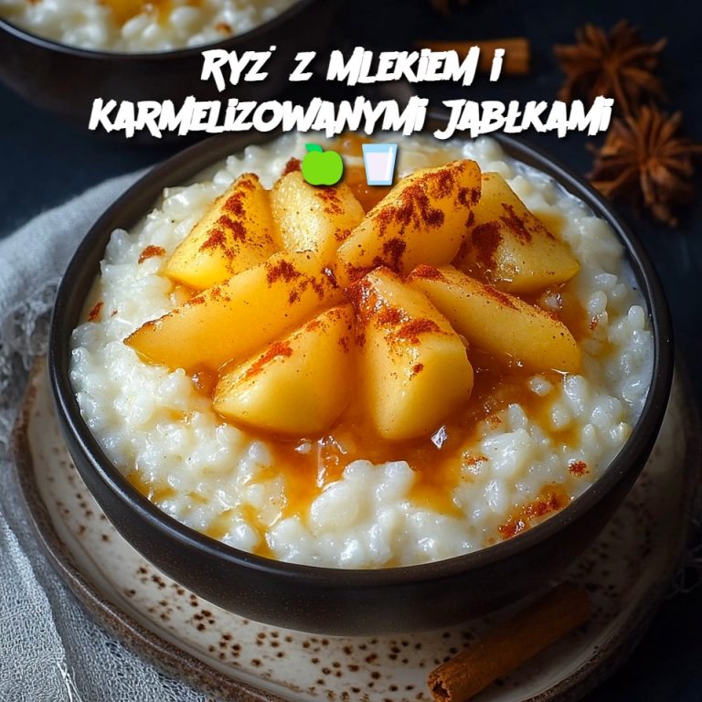 Ryż z Mlekiem i Karmelizowanymi Jabłkami 🍏🥛