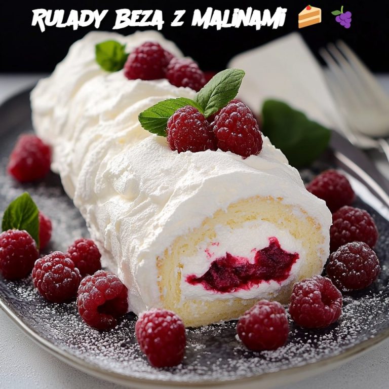 Rulady Beza z Malinami 🍰🍇