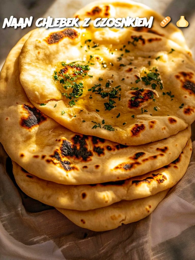 Naan Chlebek z Czosnkiem