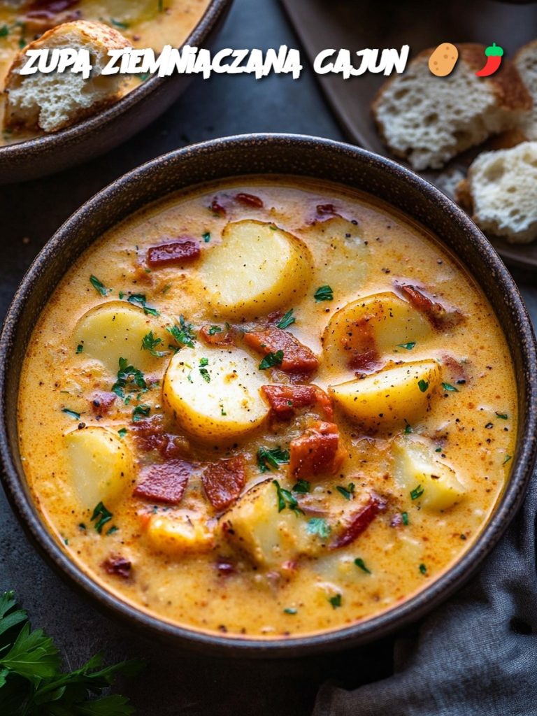 Zupa Ziemniaczana Cajun