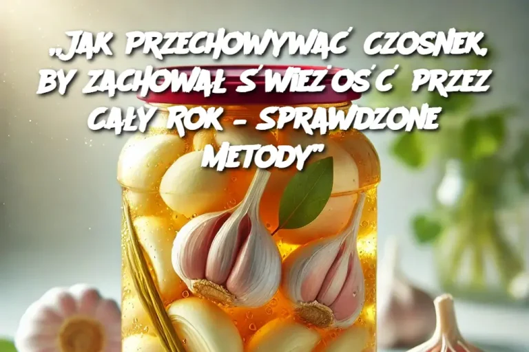 Czosnek – oto sposób, by zachować jego świeżość przez cały rok