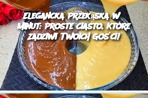 Wykwintne ciasto do samodzielnego przygotowania w domu, zajmie Ci to tylko 5 minut