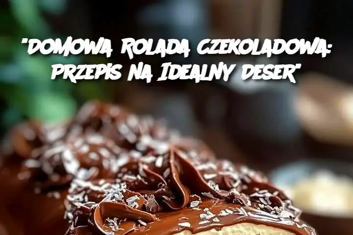 Przepis na roladę czekoladową