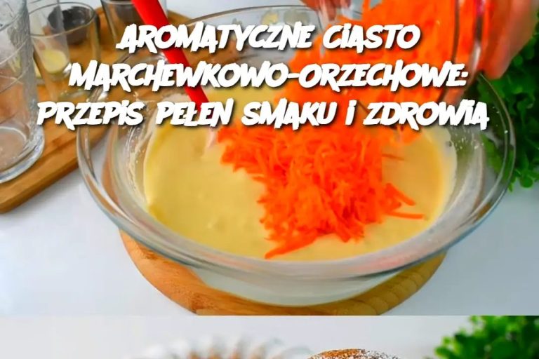 Ciasto marchewkowo-orzechowe! Będziesz robić to ciasto codziennie. Szybkie i łatwe.