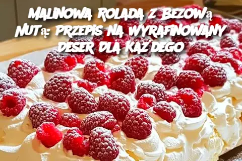 Rolada z bezą malinową: przepis na wykwintny deser