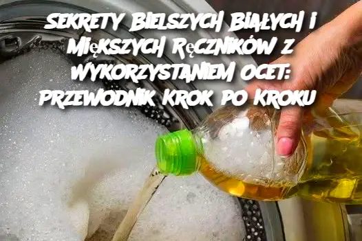 Ocet to klucz do bielszych i bardziej miękkich ręczników: oto właściwy sposób jego użycia