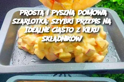 Prosta i Pyszna Domowa Szarlotka: Szybki Przepis na Idealne Ciasto z Kilku Składników