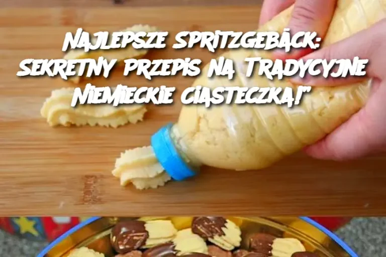 Najlepsze Spritzgebäck: Sekretny Przepis na Tradycyjne Niemieckie Ciasteczka!