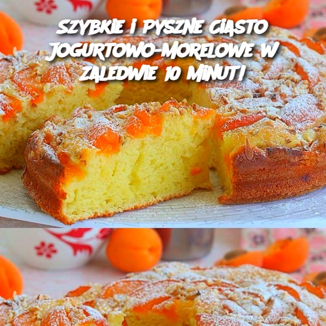 Szybkie i Pyszne Ciasto Jogurtowo-Morelowe w Zaledwie kilka Minut!