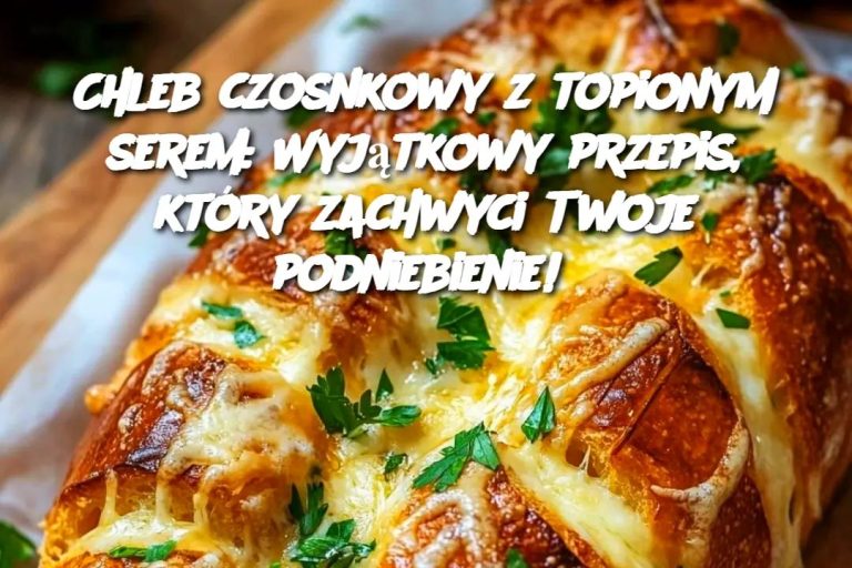 Chleb z czosnkiem i topionym serem