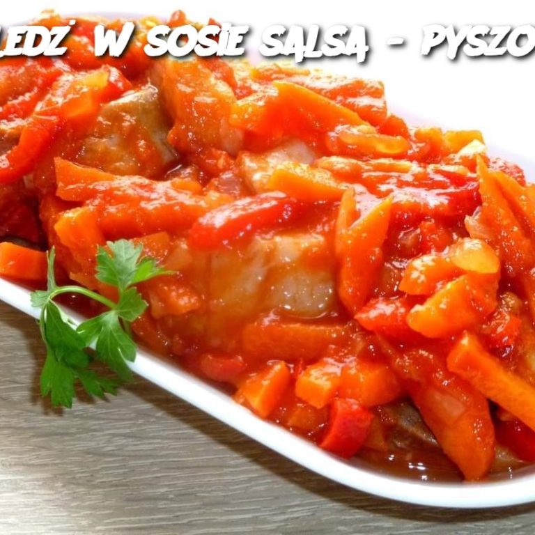 Śledż w sosie salsa - pyszota