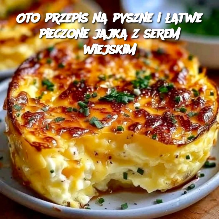 Oto przepis na pyszne i łatwe pieczone jajka z serem wiejskim