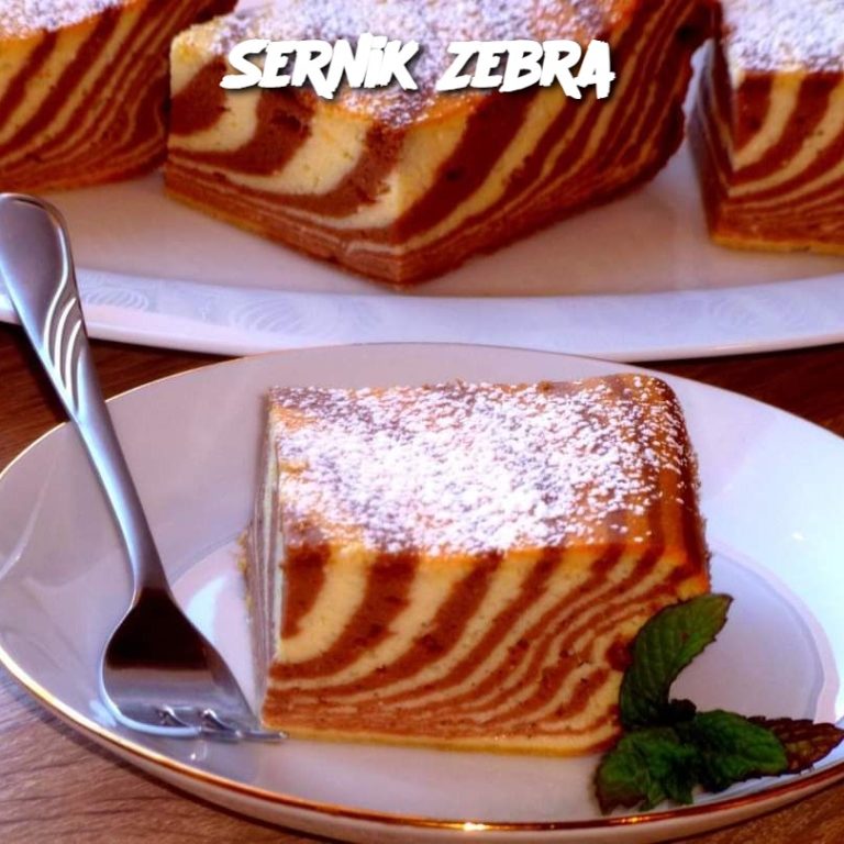 Sernik Zebra