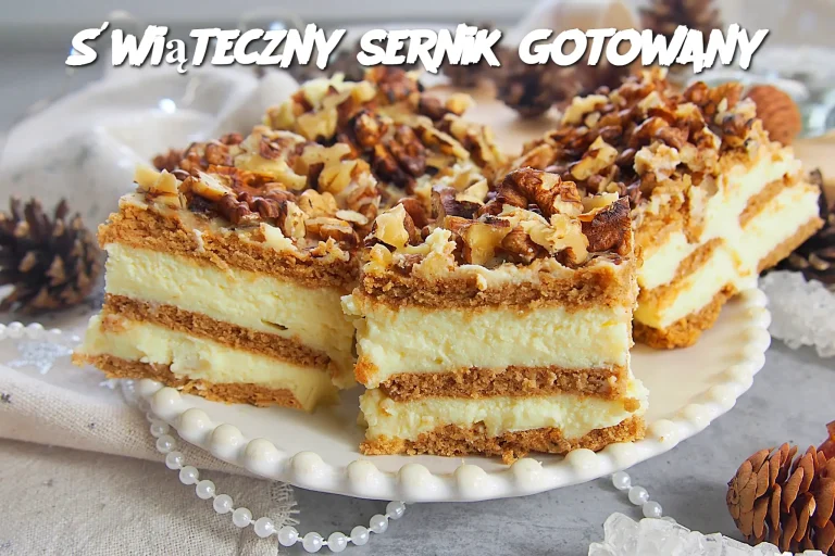 Świąteczny sernik gotowany