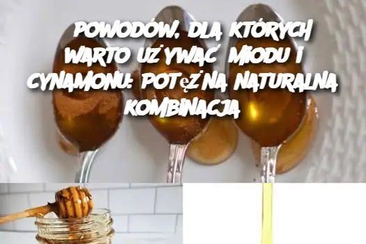 5 powodów, dla których warto używać miodu i cynamonu: Potężna naturalna kombinacja