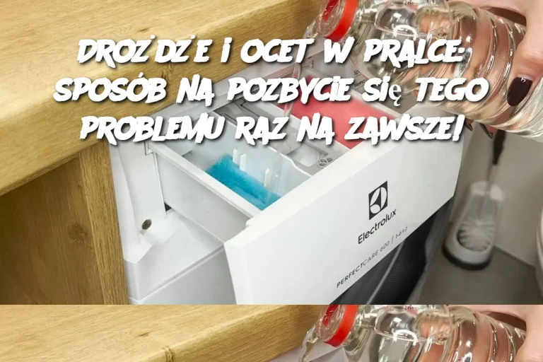 Drożdże i ocet w pralce: sposób na pozbycie się tego problemu raz na zawsze!