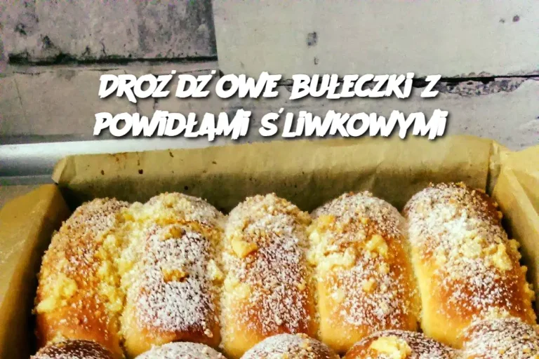 Drożdżowe bułeczki z powidłami śliwkowymi