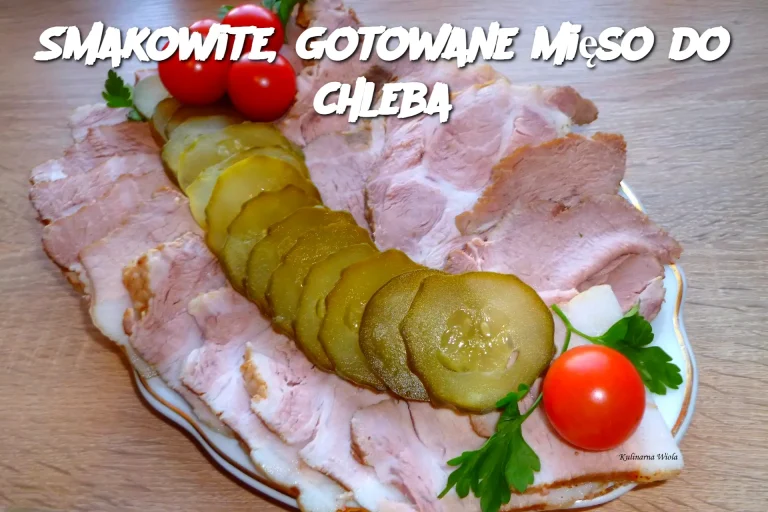 Smakowite, gotowane mięso do chleba