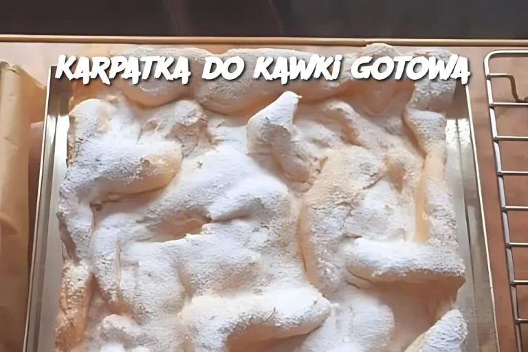 Karpatka do kawki gotowa