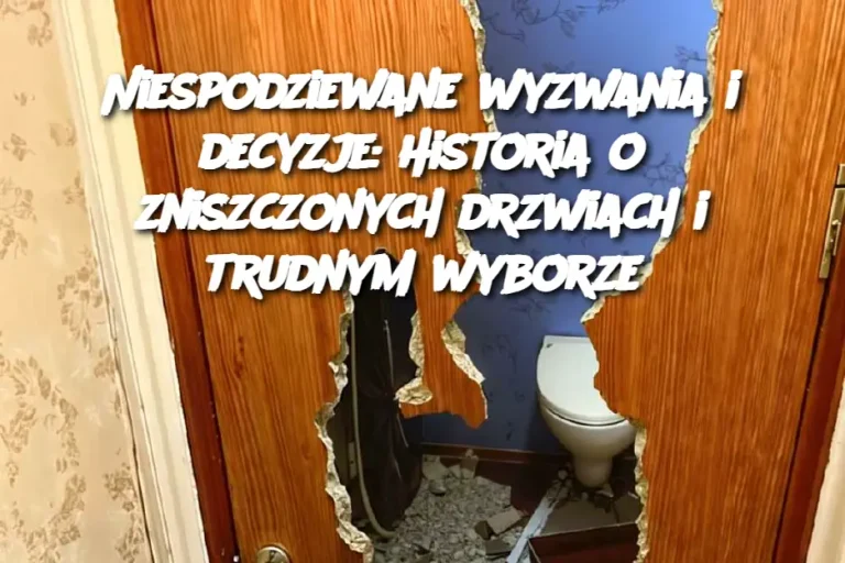 Wróciłem do domu i zastałem zniszczone drzwi do łazienki: powód zmusił mnie do złożenia wniosku o rozwód