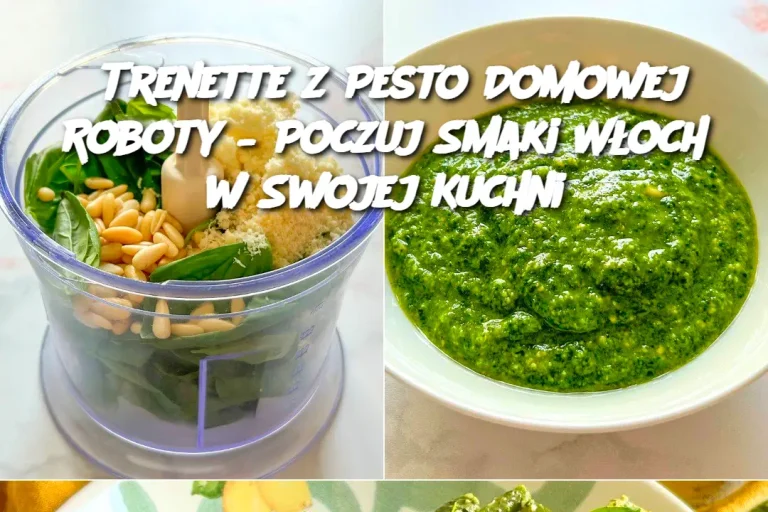 Trenette z Domowym Pesto – Klasyczny Smak Italii w Twojej Kuchni