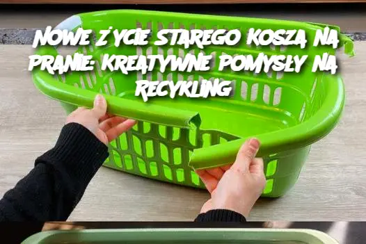 STARY KOSZ NA PRANIE: NAJLEPSZY POMYSŁ NA RECYKLING, KTÓRY WIELE NIE WIE