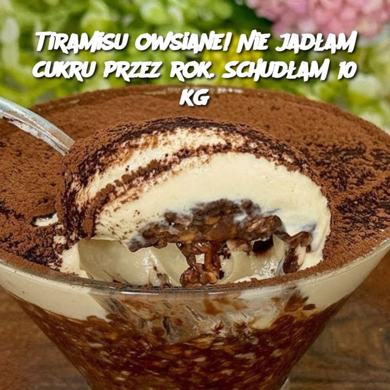 Tiramisu owsiane! Nie jadłam cukru przez rok. Schudłam 10 kg