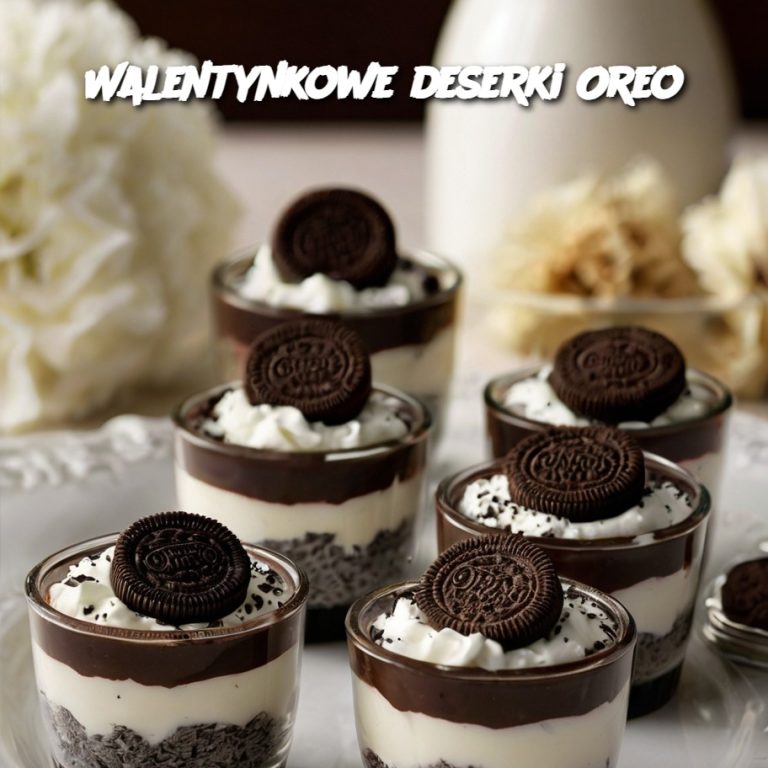 Walentynkowe deserki Oreo