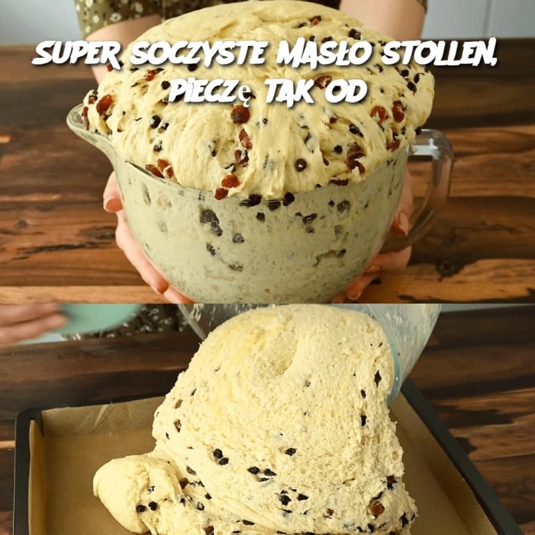 Super soczyste masło stollen, pieczę tak od