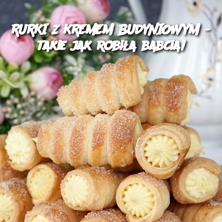 rurki z kremem budyniowym