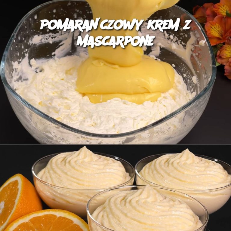 Pomarańczowy krem z mascarpone