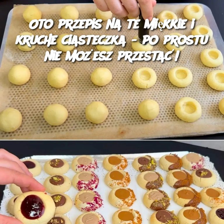 Oto przepis na te miękkie i kruche ciasteczka - po prostu nie możesz przestać!