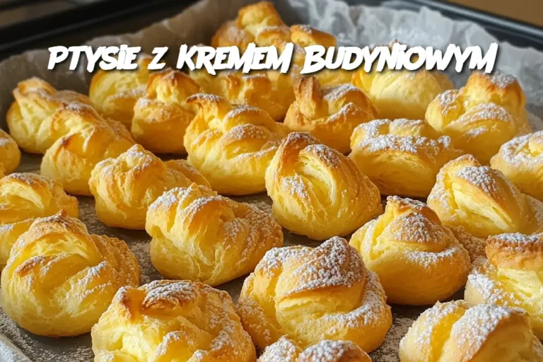 Ptysie z Kremem Budyniowym