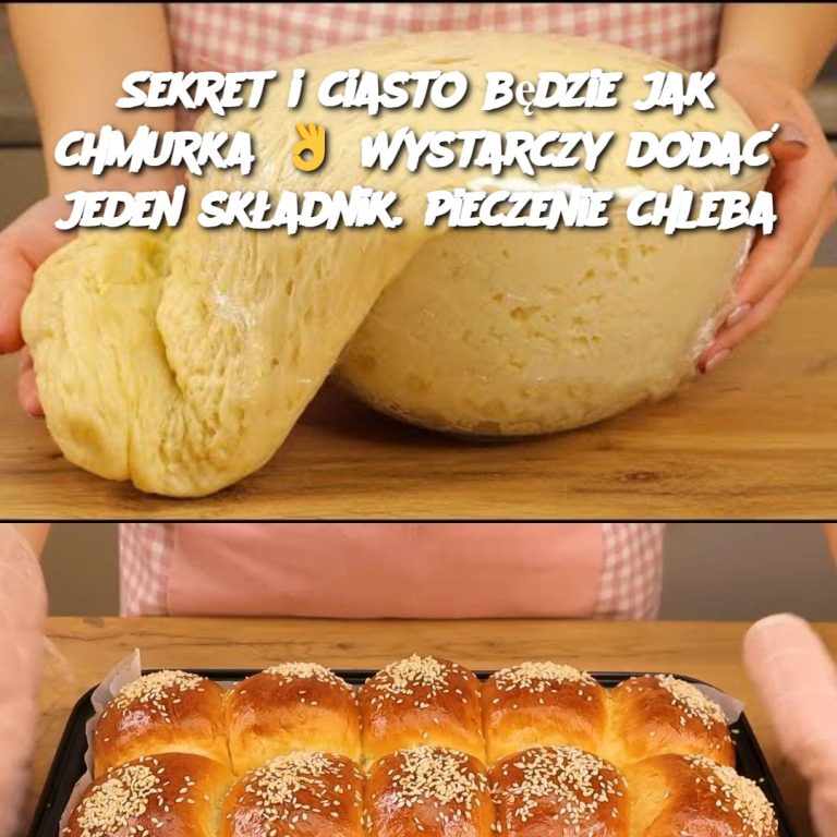 Sekret i ciasto będzie jak chmurka 👌 Wystarczy dodać jeden składnik. pieczenie chleba