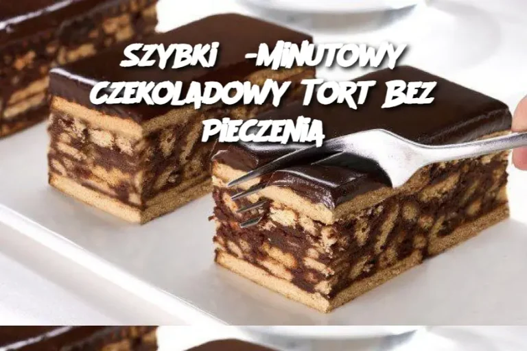 Szybki 5-Minutowy Czekoladowy Tort Bez Pieczenia